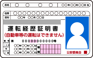 運転経歴証明書イメージ