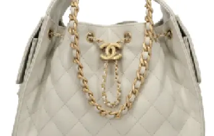 シャネル25 AS5293 スモール グレーホワイト