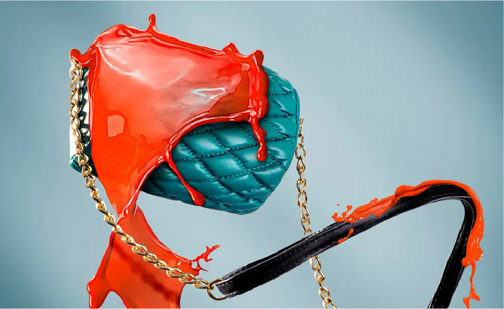 キズや汚れのあるブランドバッグのイメージ