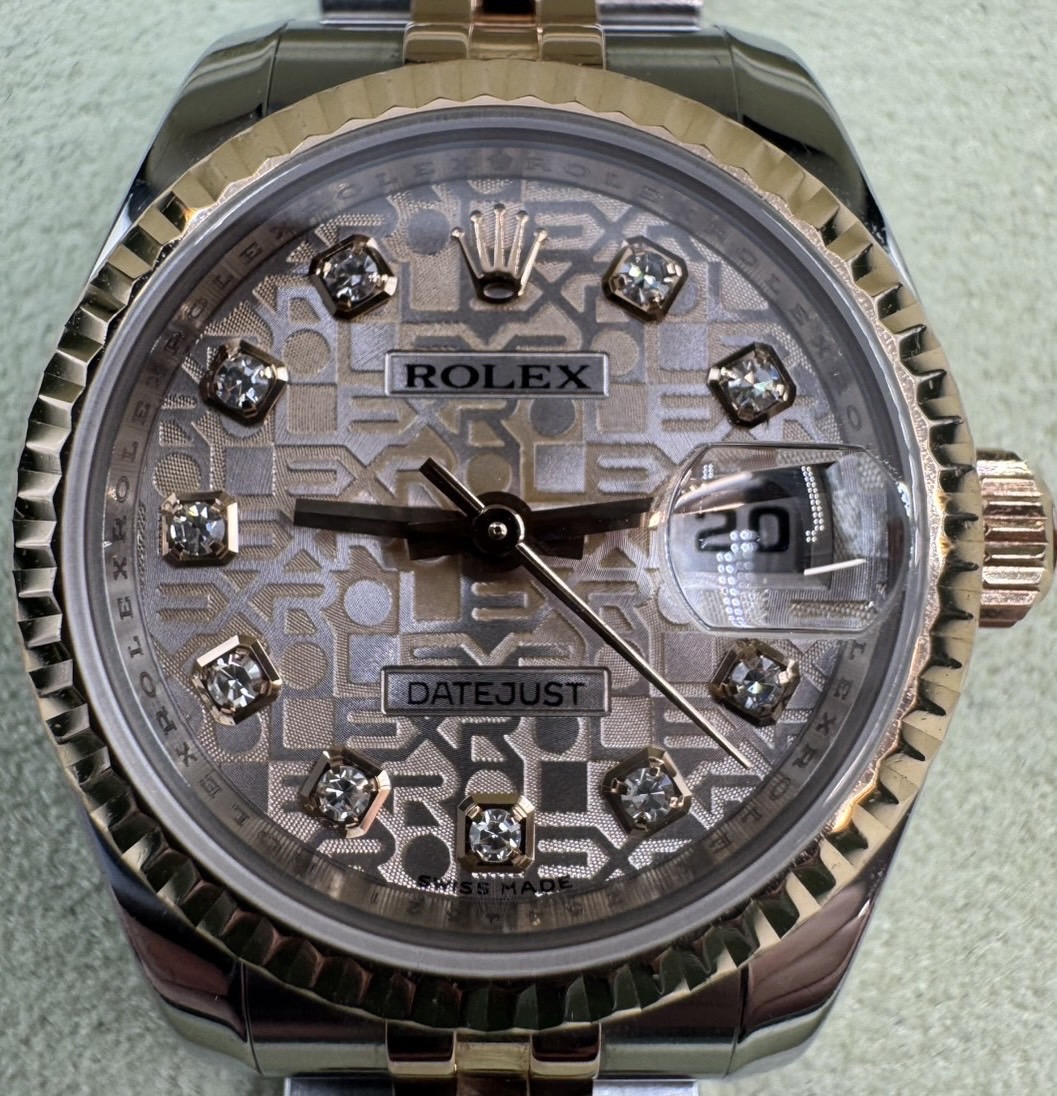 ロレックス　デイトジャスト　116231G　ピンク文字盤